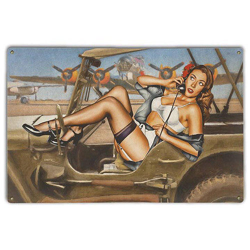 Hello General Metal Sign  (LS5190-BD) Main Image