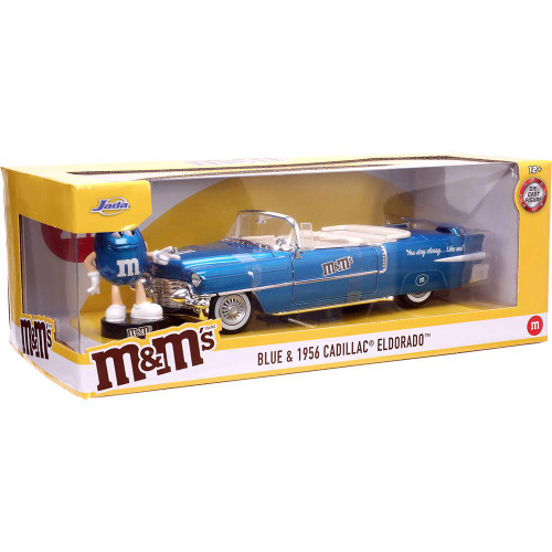 1956 Cadillac with Blue M&M's Figure Alt Image 8