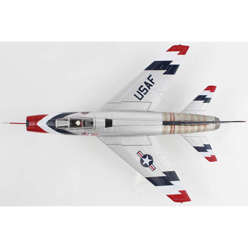 F-100 Super Sabre  1/72 Die Cast Model -  HA2123 Skyblazers, USAF, 1960 Season Alt Image 2