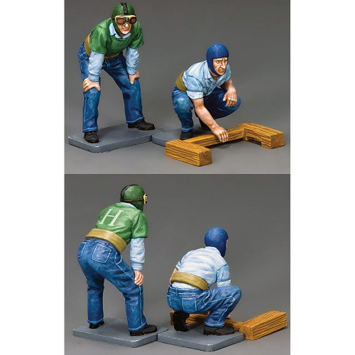 2-piece U.S. Navy Deck Crew #2 1/30 Figure Set Alt Image 2