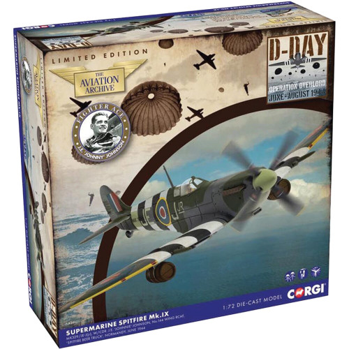 Supermarine Spitfire Mk.IX 1/72 Die Cast Model  - AA29101 Cdr. J.E. Johnson Alt Image 8