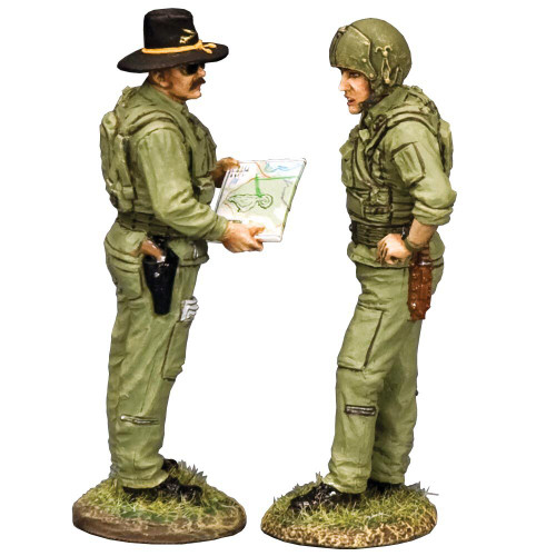 Helicopter Pilot & Copilot 1/30 Figure King & Country VN162 Main Image