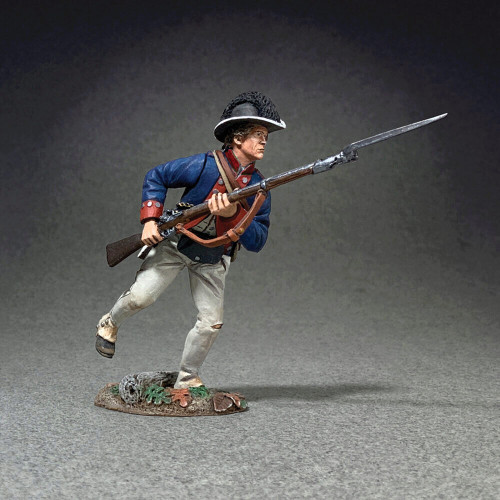 Wayne's Legion Infantryman Running No. 1 1/30 Figure William Britain 16109 Alt Image 1