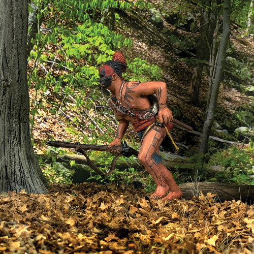 Native Warrior Running Barefoot 1/30 Figure William Britain 16124 Alt Image 2
