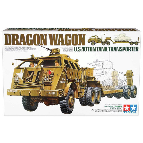 U.S. 40 Ton Transporter Dragon Wagon 1/35 Kit Main Image