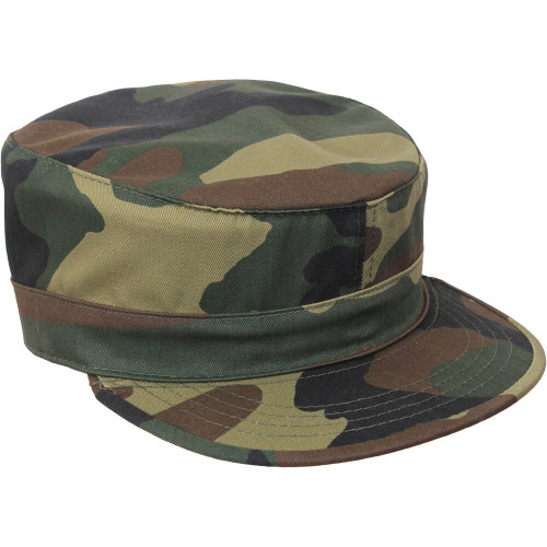 Woodland Camo Adjustable Fatigue Cap Main Image