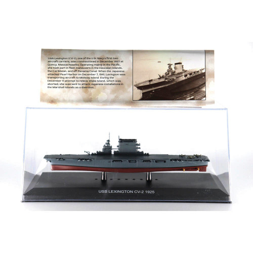 USS Lexington CV-2 1/1250 Die Cast Model Alt Image 2