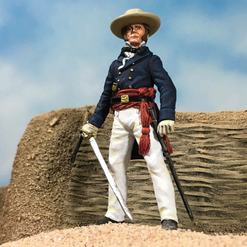 William B. Travis 1/30 Figure - 1836  William Britain 10057 Alt Image 1