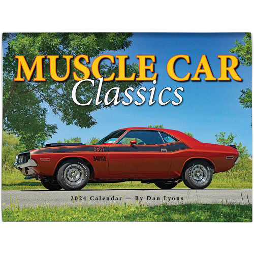 Muscle Car Classics 2024 Wall Calendar Main Image