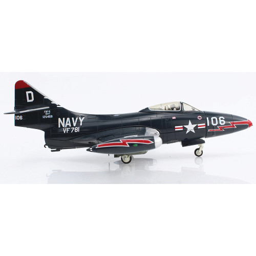 F9F-5 Panther 1/48 Die Cast Model - HA7210B Lt. Royce Williams, VF-781, Nov. 1952 Alt Image 3
