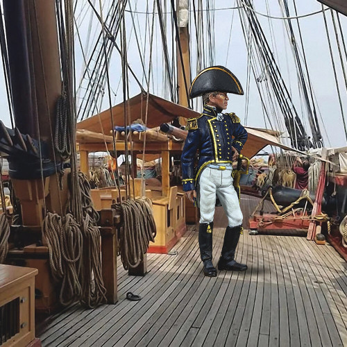 U.S. Navy Captain, 1810-15 1/30 Figure William Britain 13009 Alt Image 2