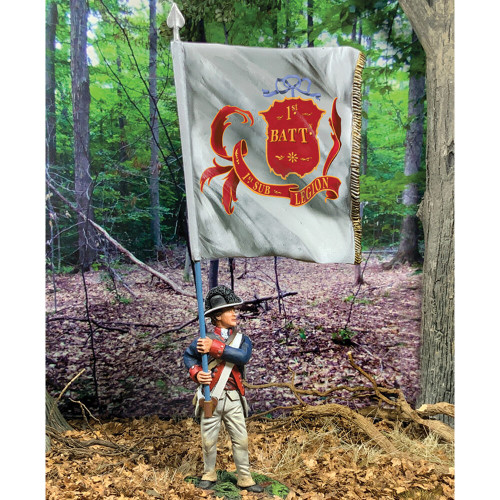 Wayne's Legion Infantry Ensign 1/30 Figure William Britain 16133 Alt Image 2