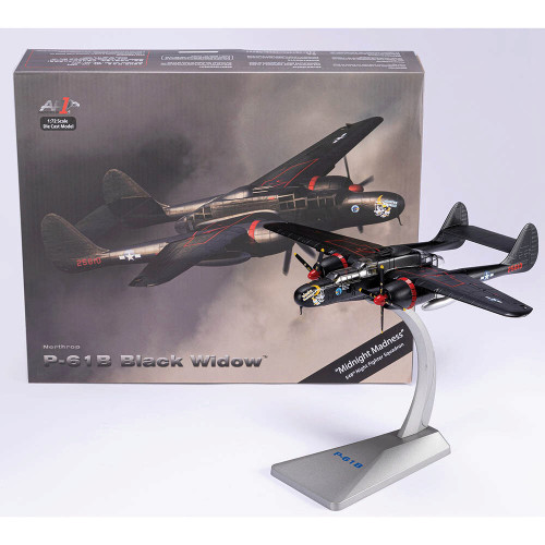 P-61B BLACK WIDOW 1/72 DIE CAST MODEL - AF1-0090E MIDNIGHT MADNESS, 548TH NIGHT FIGHTER SQUADRON Alt Image 5