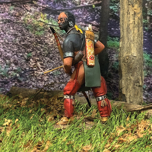 Native Warrior with Bow and Arrow 1/30 Figure William Britain 16123 Alt Image 1