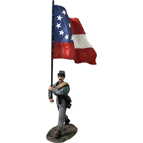 Confederate Infantry Flagbearer 1:30 Figure William Britain (31449) Main Image