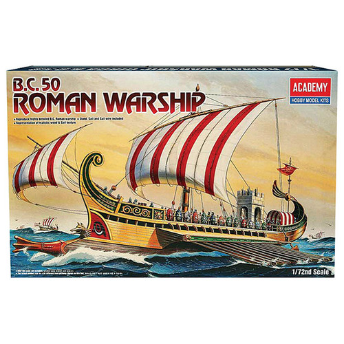 Roman Warship 50 B.C. 1/72 Kit Main Image