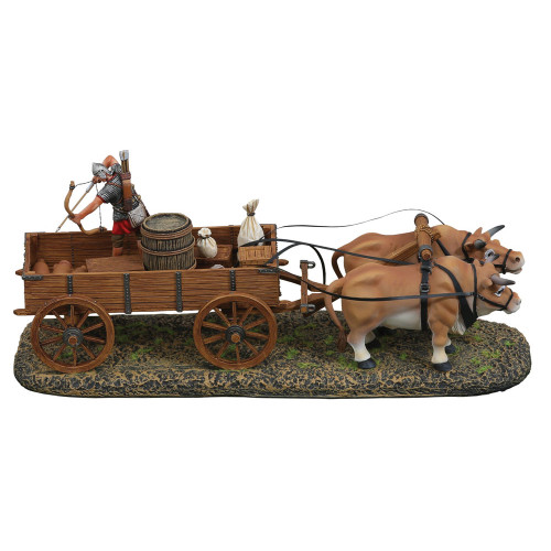 Roman Ox Cart with Archer 1/30 Model Main Image