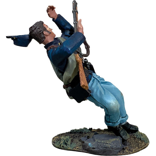 Union Infantry Casualty Falling Wounded 1/30 Figure William Britain (31429) Alt Image 1