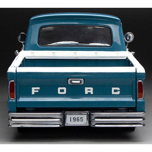 1965 Ford F-100 Custom Cab Pickup - Blue & White Alt Image 4