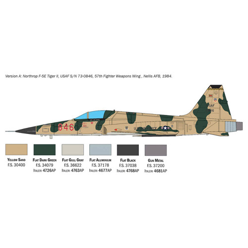 F-5E Tiger Ii 1/48 Kit Alt Image 1