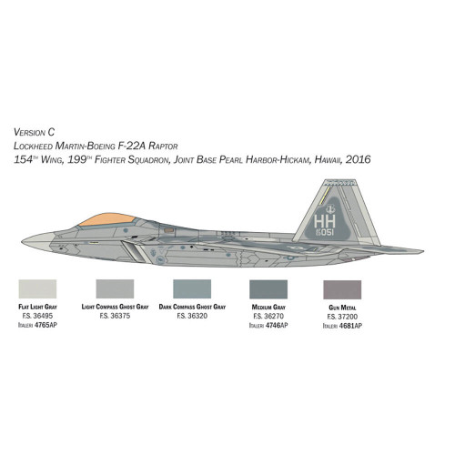F-22A Raptor 1/48 Kit Alt Image 4