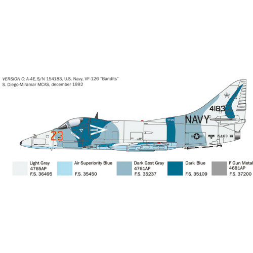 A-4 E/F/G Skyhawk 1/48 Kit Alt Image 5