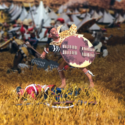 Zulu Swinging Knobkerrie 1/30 Figure William Britain (20207) Alt Image 1