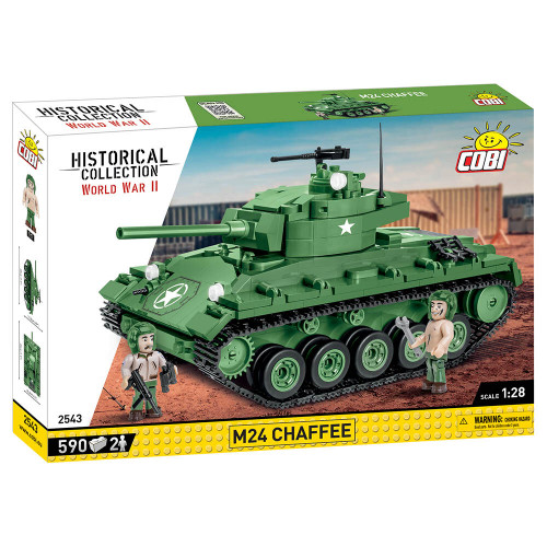 M24 Chaffee Tank Building Block Model - 590 Pieces Main Image