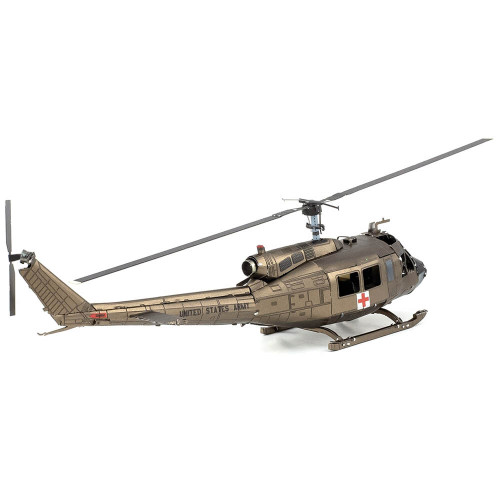 UH-1 Huey Helicopter 3D Metal Model Kit Alt Image 1
