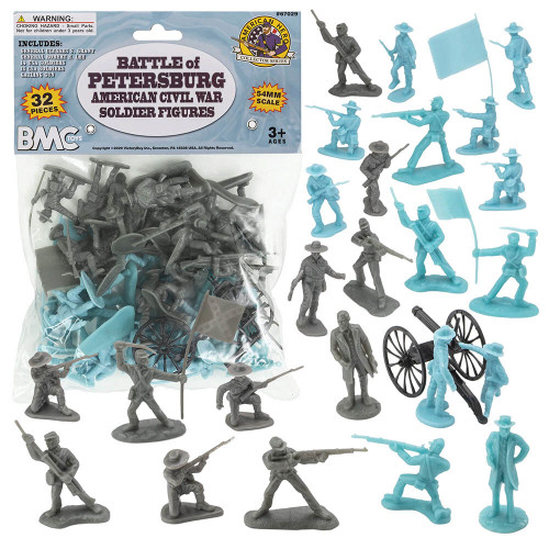 BMC Union and Confederate 1/32 Plastic Figures - 32 Pieces Main Image