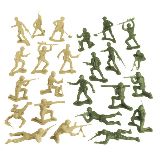 Tim Mee 1/35 Cold War Plastic Army Men - 48 Pieces Alt Image 1