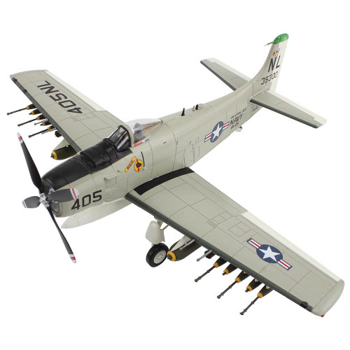 A-1H Skyraider 1/72 Die Cast Model - HA2920 "Last Combat Mission", VA-25, USS Coral Sea, 1967 Main Image