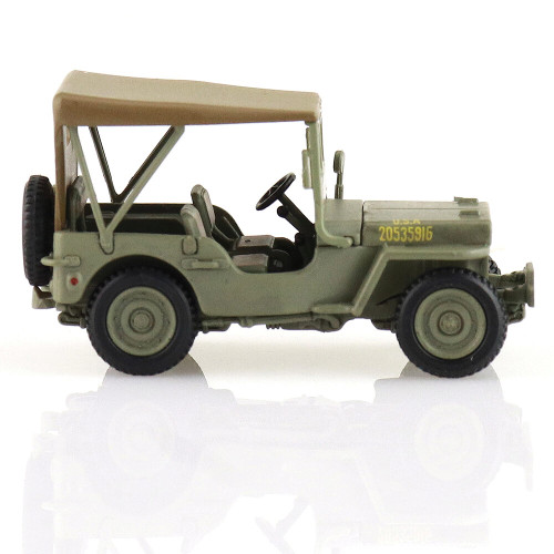 1/4 ton Military Vehicle 1/72 Die Cast Model - HG4216 Gen. Douglas MacArthur Leyte WWII 1945 Alt Image 2