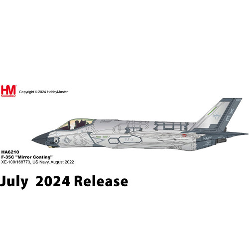 F-35C Lightning II 1/72 Die Cast Model - HA6210 US Navy, August 2022 Main Image
