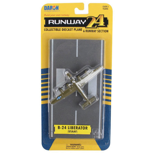 B-24 LIBERATOR DIE CAST MODEL W/ RUNWAY RW045 Alt Image 4