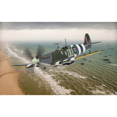 Spitfire Mk IX 1/72 Diecast Model Corgi (AA29103) RNZAF No.485 Sqn, Johnnie Houlton, D-Day, No Alt Image 1