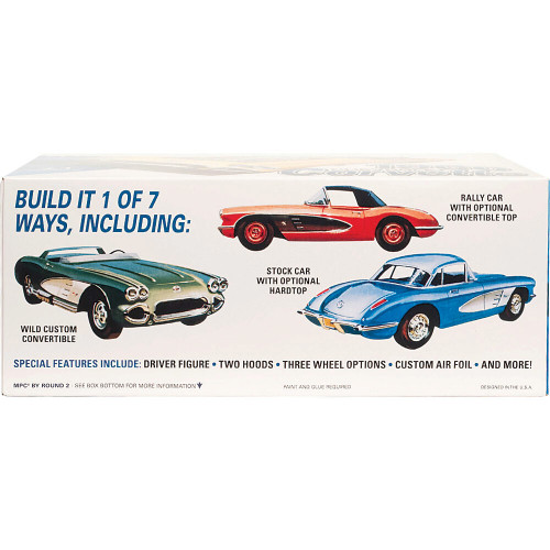 1960 Chevy Corvette 1/25 Kit - 7-in-1 MPC Models (MPC1002/12) Alt Image 2