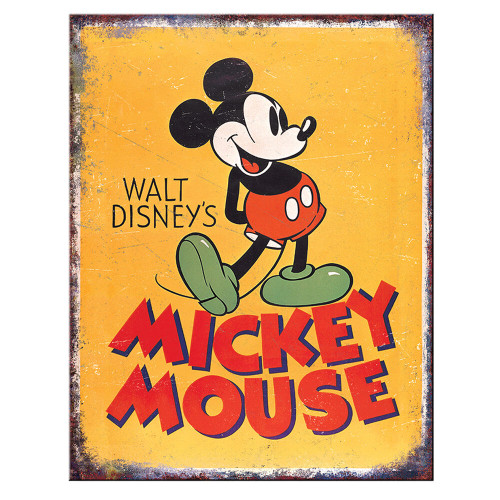 Mickey Mouse Metal Sign  2852 Main Image