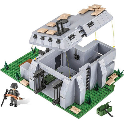 German Bunker 1/35 Building Block Model - 642 Pieces Cobi (3043) Alt Image 2