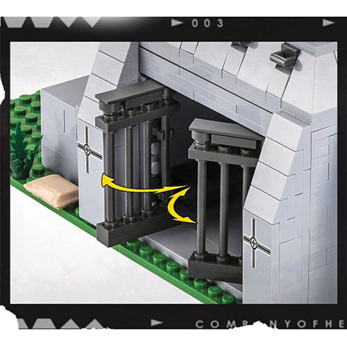 German Bunker 1/35 Building Block Model - 642 Pieces Cobi (3043) Alt Image 3