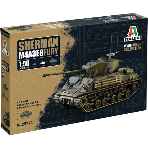 M4A3E8 Sherman 1/56 Kit Main Image