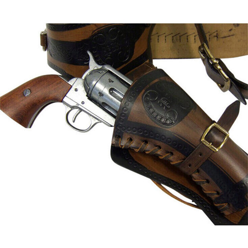 Denix Western Leather Holster with Replica Bullets Alt Image 4