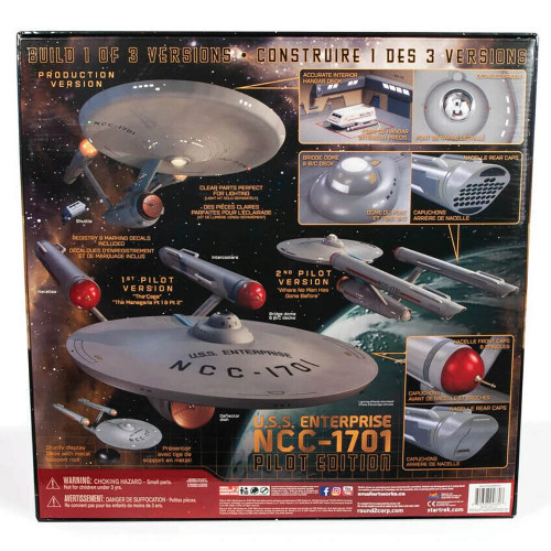 Star Trek TOS U.S.S. Enterprise w/Pilot Edition Parts 1/350 Alt Image 1