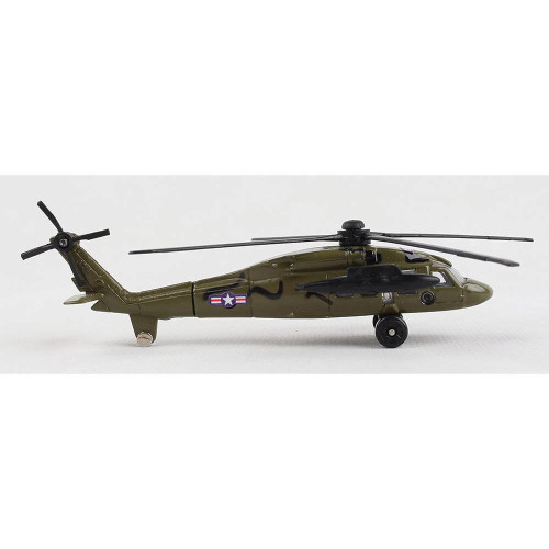 BLACK HAWK HELICOPTER DIE CAST MODEL W/ RUNWAY Daron (RW060) Alt Image 1