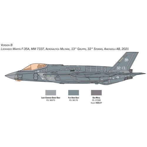 F-35A Lightning II (Beast Mode) 1/72 Kit Alt Image 4