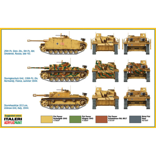 Stug III / Sturmhaubitze 105 1/72 Kit Alt Image 2