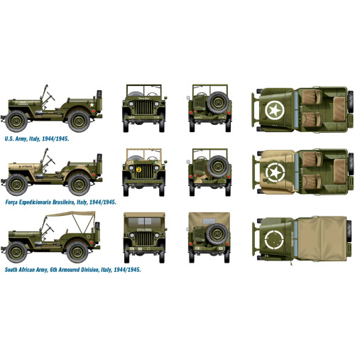 Willys Jeep ¼ ton 4x4 1/72 Kit Alt Image 2