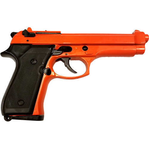 Deluxe 8mm Blank Firing Semi Auto M92 Pistol - PSTL, M92, 8MM ORANGE, Alt Image 1