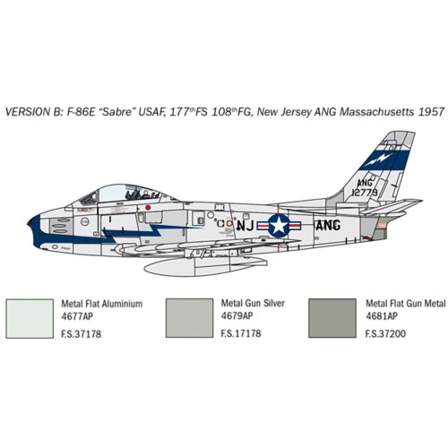 F-86E Sabre 1/48 Kit Alt Image 2