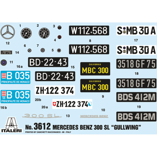 Mercedes-Benz 300 SL Gullwing 1/16 Kit Alt Image 8